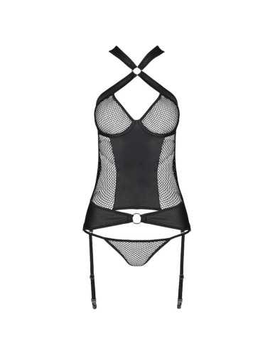 PASSION - AMANDA CORSET ECOLOGICAL LEATHER L/XL