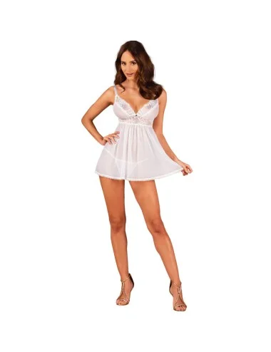 OBSESSIVE - HEAVENLLY BABYDOLL & THONG M/L