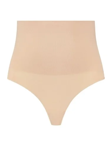 BYE-BRA - THONG STYLE SEAMLESS GIRDLE BEIGE SIZE S