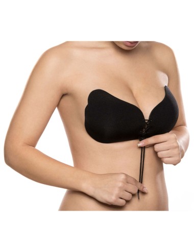 BYE-BRA - LACE-IT ENHANCEMENT PUSH-UP BLACK CUP C