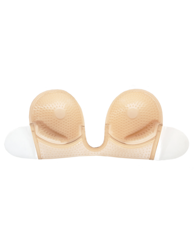 BYE-BRA - BRA WITHOUT HANDLES SHAPE U BEIGE CUP A