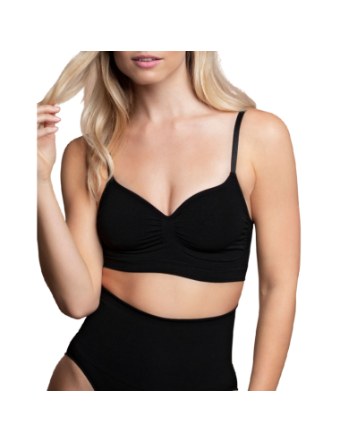 BYE BRA SEAMLESS BRA MEDIUM CONTROL - BLACK S