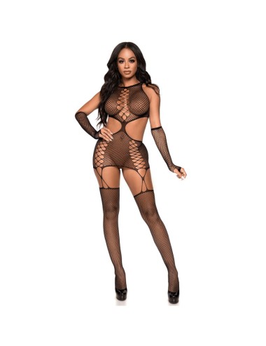 LEG AVENUE - GARTER DRESS WITH GLOVES ONE SIZE