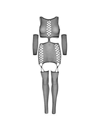 LEG AVENUE - GARTER DRESS WITH GLOVES ONE SIZE