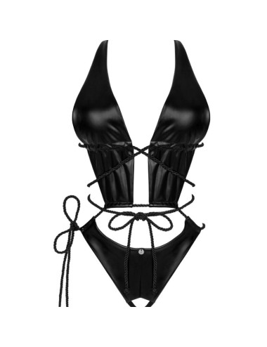 OBSESSIVE - CORDELLIS CROTCHLESS TEDDY ONE SIZE