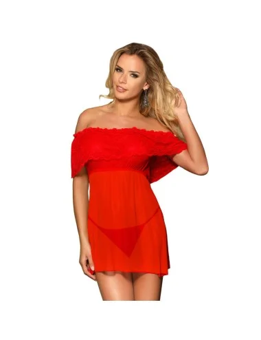 SUBBLIME SHORT DRESS + THONG RED S/M