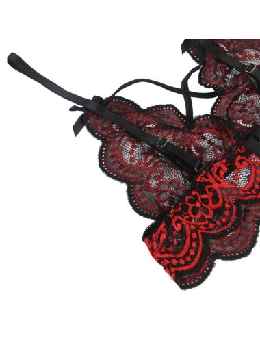 SUBBLIME - SET TWO PIECES SET LACE TOP AND PANTIES S/M