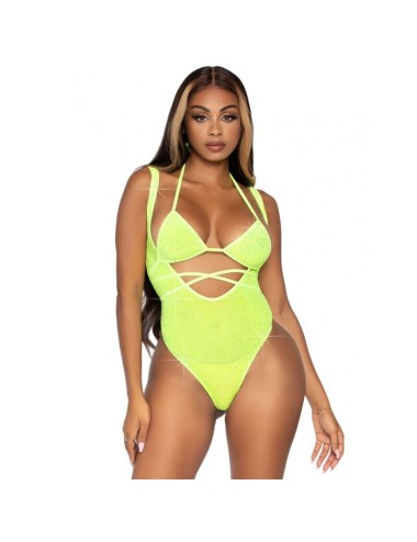 LEG AVENUE BIKINI TOP AND BODYSUIT ONE SIZE