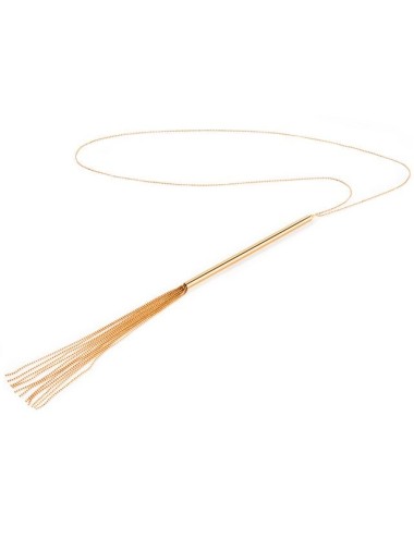 BIJOUX - MAGNIFIQUE METAL CHAIN NECKLACE / WHIP