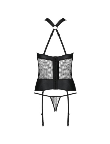 PASSION - AMANDA CORSET ECOLOGICAL LEATHER L/XL