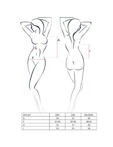 PASSION - WOMAN ZOE SET SIZE L/XL