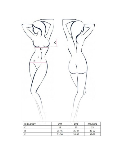 PASSION - WOMAN LEILA TEDDY BLACK SIZE L/XL