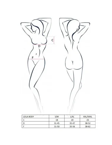 PASSION - WOMAN LEILA TEDDY BLACK SIZE L/XL