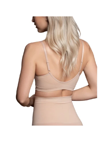BYE-BRA - MEDIUM CONTROL BRA SEAMLESS BEIGE SIZE M