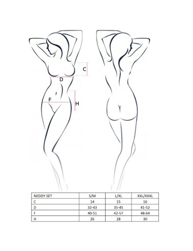 PASSION - WOMAN NEDDY SET SIZE L/XL FETISH