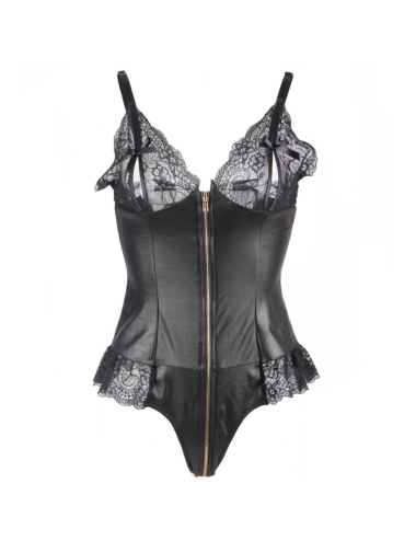 QUEEN LINGERIE - TEDDY WITH ZIPPER S/M