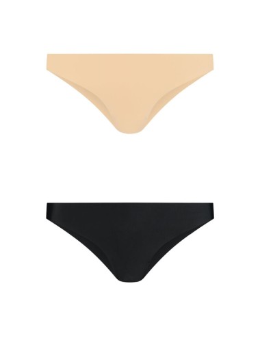 BYE BRA INVISIBLE BRAZILIAN 2 PACK XL