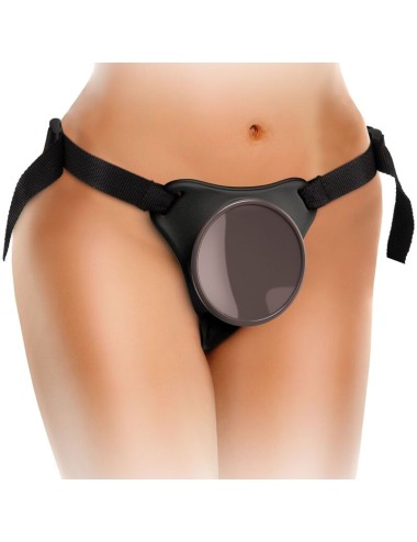 KING COCK - ELITE DELUXE ADJUSTABLE HARNESS KIT RING WITH TESTICLES & DILDO 20.3 CM