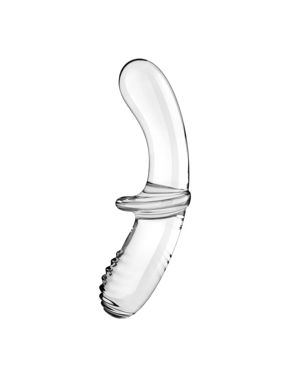 SATISFYER - DOUBLE CRYSTAL DILDO TRANSPARENT SATISFYER - DOUBLE CRYSTAL DILDO TRANSPARENT
