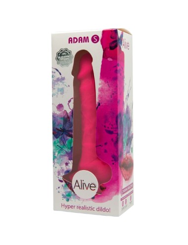 ALIVE - ADAM S REALISTIC PENIS FUCHSIA 17.75 CM