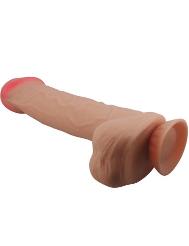 PRETTY LOVE - SLIDING SKIN SERIES REALISTIC DILDO WITH SLIDING SKIN SUCTION CUP FLESH 26 CM