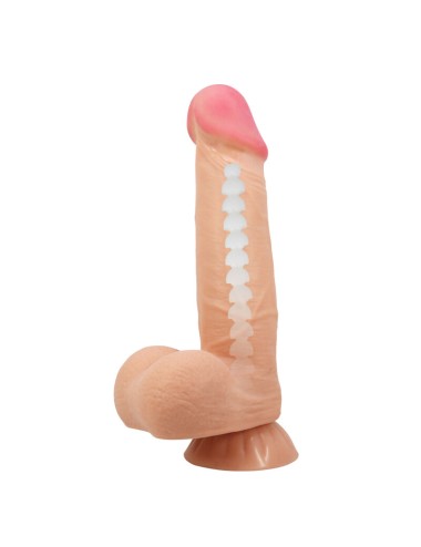 PRETTY LOVE - SLIDING SKIN SERIES REALISTIC DILDO WITH SLIDING SKIN SUCTION CUP 21.8 CM