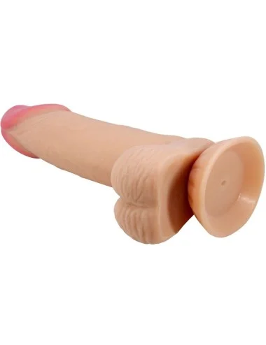 PRETTY LOVE - SLIDING SKIN SERIES REALISTIC DILDO WITH SLIDING SKIN SUCTION CUP 19.4 CM