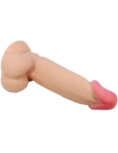 PRETTY LOVE - SLIDING SKIN SERIES REALISTIC DILDO WITH SLIDING SKIN SUCTION CUP 19.4 CM