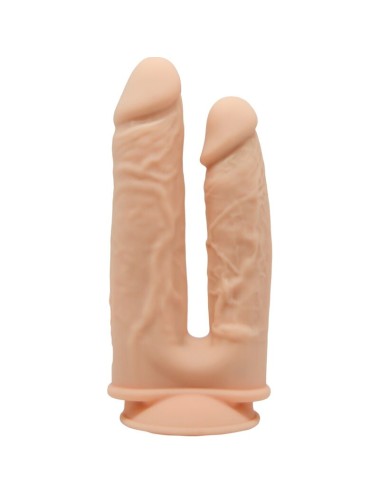 SILEXD - MODEL 1 REALISTIC PENIS DOUBLE PENETRATION VIBRATOR PREMIUM SILEXPAN SILICONE REMOTE CONTROL 17.5 / 19.5 CM