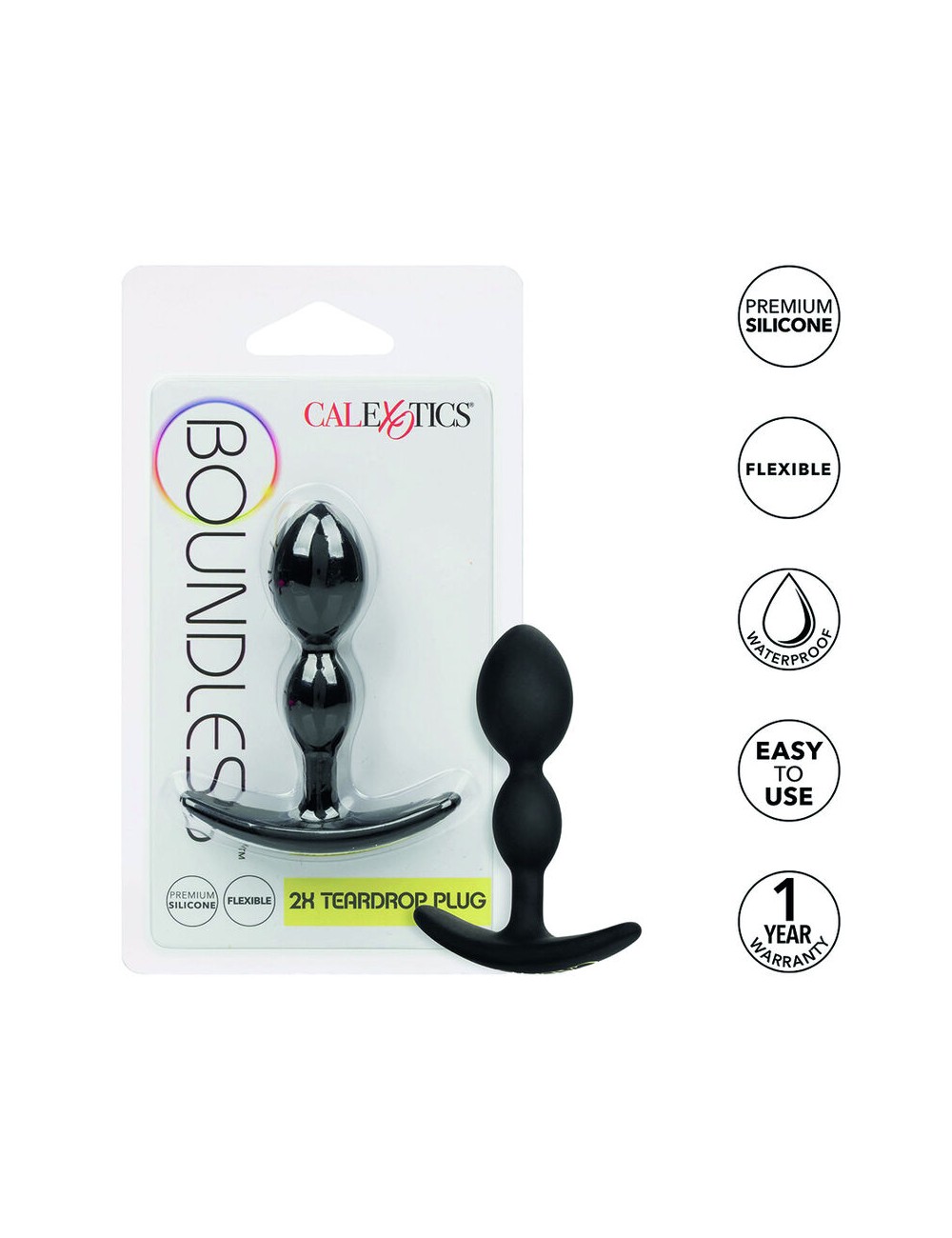 CALIFORNIA EXOTICS - BOUNDLESS 2X TEARDROP PLUG CALIFORNIA EXOTICS - BOUNDLESS 2X TEARDROP PLUG