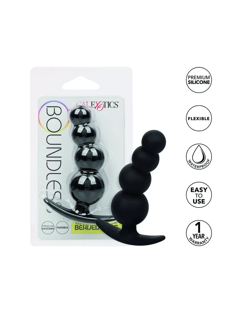 CALIFORNIA EXOTICS - BOUNDLESS BEADED PLUG CALIFORNIA EXOTICS - BOUNDLESS BEADED PLUG
