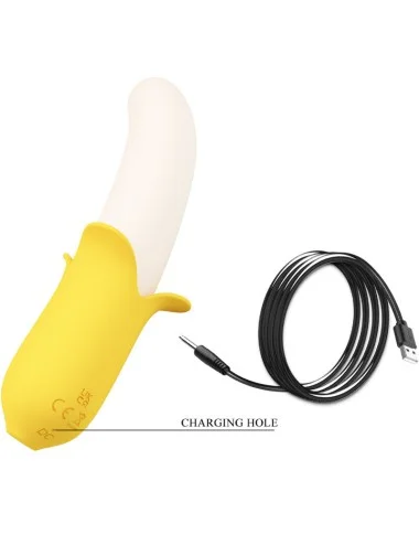 PRETTY LOVE - BANANA GEEK SUPER POWER 7 VIBRATIONS UP&DOWN SILICONE BLACK