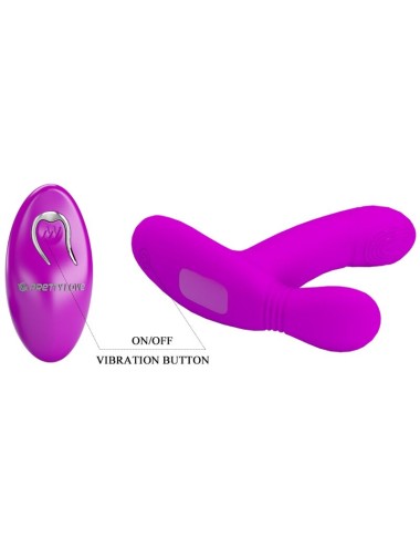 PRETTY LOVE - GERI CLITORIS MASSAGER PINK REMOTE CONTROL
