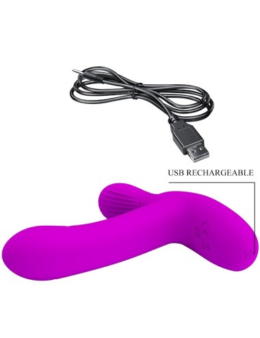 PRETTY LOVE - GERI CLITORIS MASSAGER PINK REMOTE CONTROL