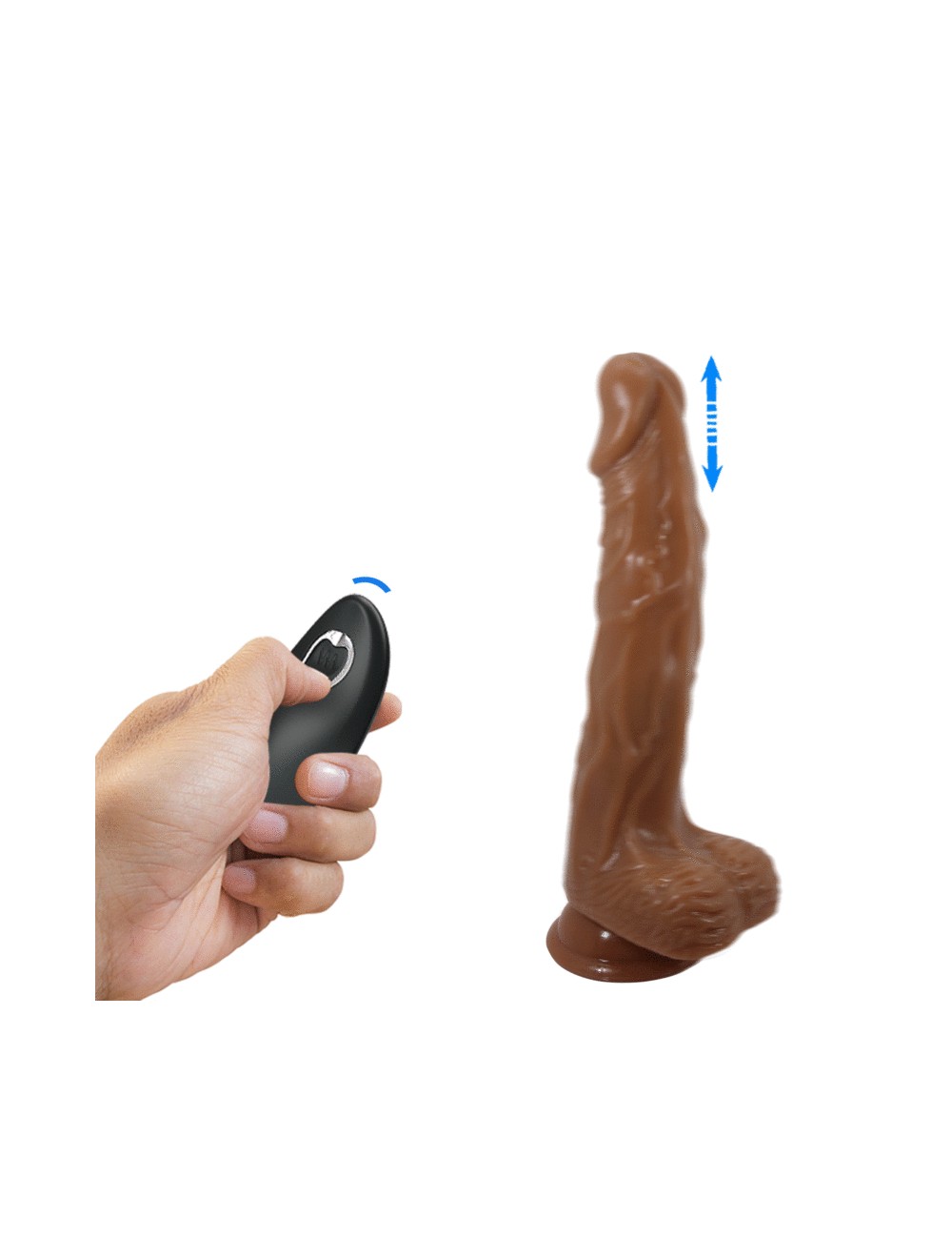 BAILE - BODACH REALISTIC VIBRATOR WITH REMOTE CONTROL SUCTION CUP