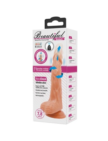 BAILE - BODACH REALISTIC VIBRATOR WITH REMOTE CONTROL SUCTION CUP