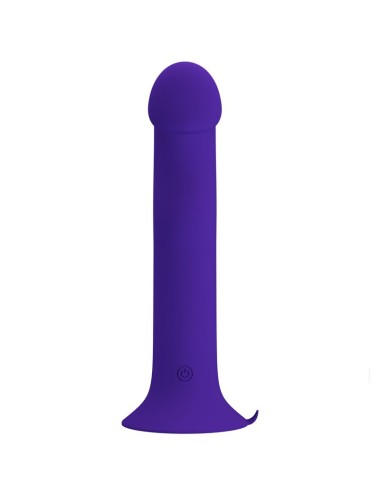 PRETTY LOVE - MURRAY YOUTH VIBRATING DILDO & RECHARGEABLE VIOLET