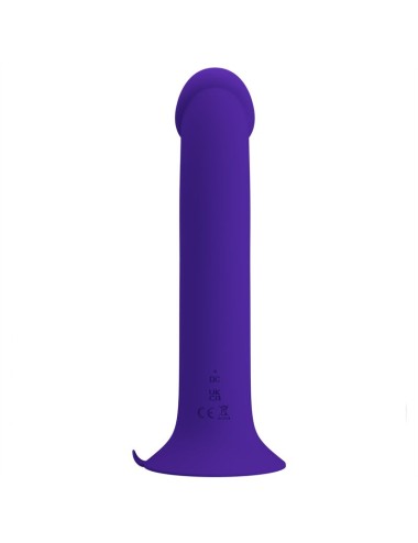 PRETTY LOVE - MURRAY YOUTH VIBRATING DILDO & RECHARGEABLE VIOLET