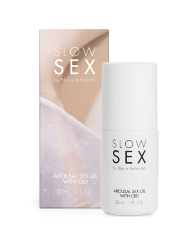 BIJOUX - SLOW SEX SEXUAL MASSAGE OIL WITH CBD 30 ML