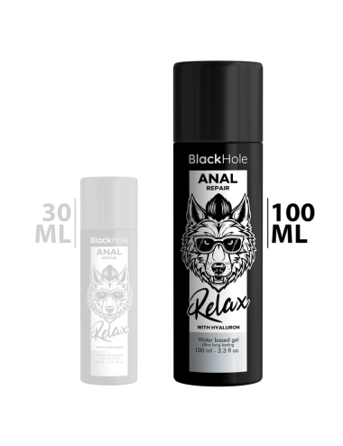 BLACK HOLE - ANAL REPAIR WATER BASED RELAX WITH HYALURON 100 ML