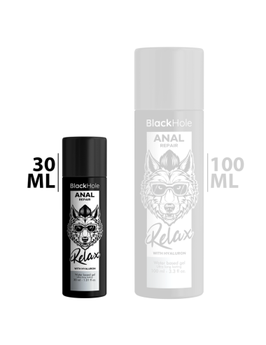 BLACK HOLE - ANAL REPAIR WATER BASED RELAX WITH HYALURON 30 ML
