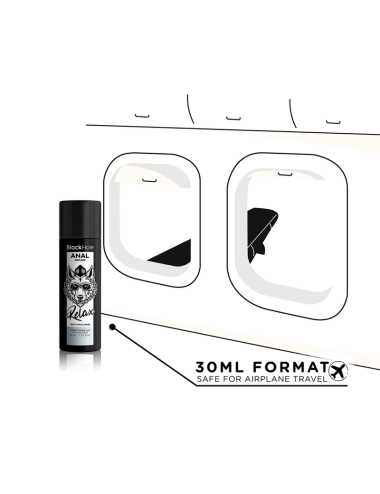 BLACK HOLE - ANAL REPAIR WATER BASED RELAX WITH HYALURON 30 ML