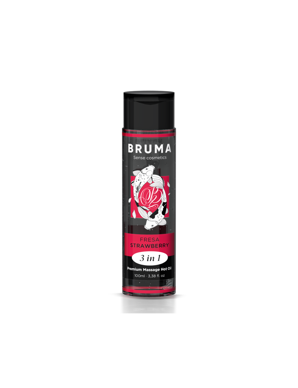 BRUMA - PREMIUM MASSAGE HOT OIL STRAWBERRY 3 IN 1 - 100 ML