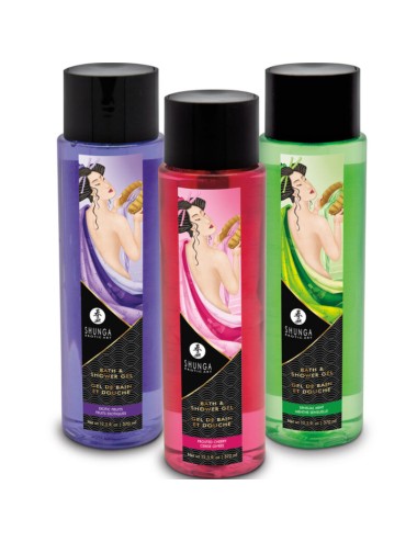 SHUNGA - BATH & SHOWER GEL SENSUAL MINT 370 ML