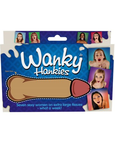 SPENCER & FLEETWOOD - WANKY HANKIES 7 EXTRA LARGE WOMEN'S HANDKERCHIEFS