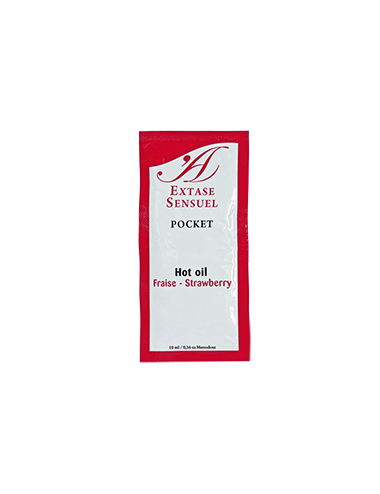 EXTASE SENSUAL - STRAWBERRY STIMULATING OIL 10 ML