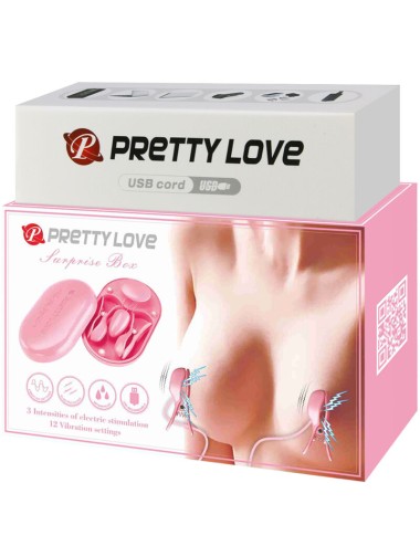 PRETTY LOVE - SURPRISE BOX PINK ELECTRO STIMULATION TWEEZERS