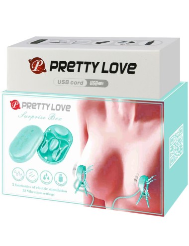 PRETTY LOVE - SURPRISE BOX BLUE ELECTRO STIMULATION TWEEZERS