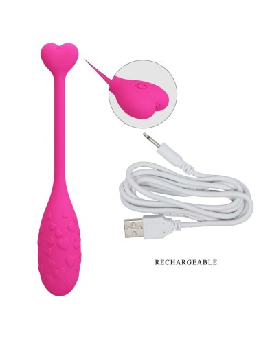 PRETTY LOVE - APP CONTROLLED PINK FISHER VIBRATING EGG