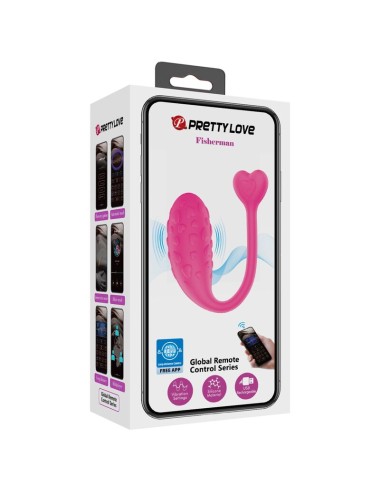 PRETTY LOVE - APP CONTROLLED PINK FISHER VIBRATING EGG